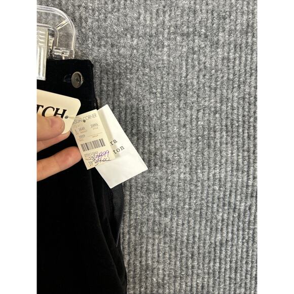 Vintage Casual Corner Women's Velvet Stretch Pants Black Sz 10 Whimsy Goth Vibes - Picture 5 of 10